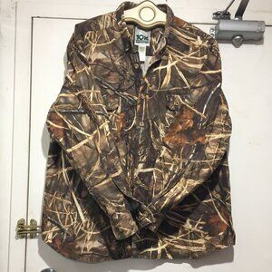 10X CAMO FLANNEL SHIRT JACKETS SIZE XL